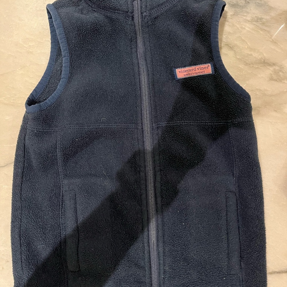 Vineyard Vines boys fleece zip vest
